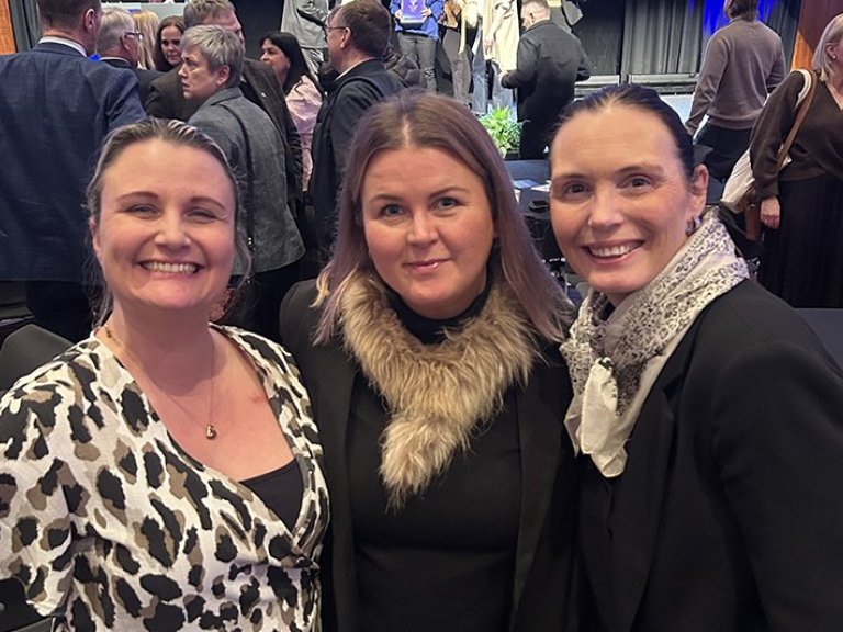 Kristín Erla Þráinsdóttir,  Þórunn Grétarsdóttir og María Stefanía Stefánsdóttir, verkefnastjórar hjá Mími