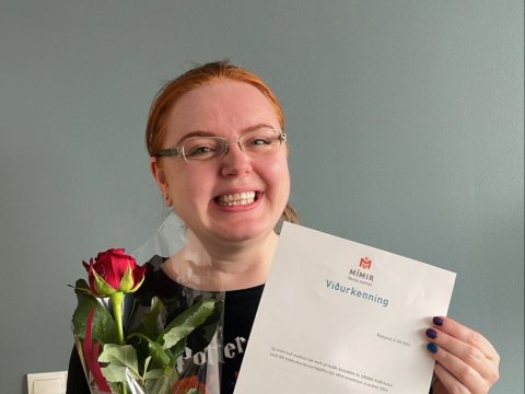 Hafdís lýkur starfsþjálfun hjá Mími
