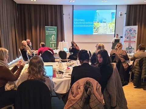 Starfsmenn Mímis sóttu Erasmus+ fund um óformlega fræðslu og skapandi námsrými