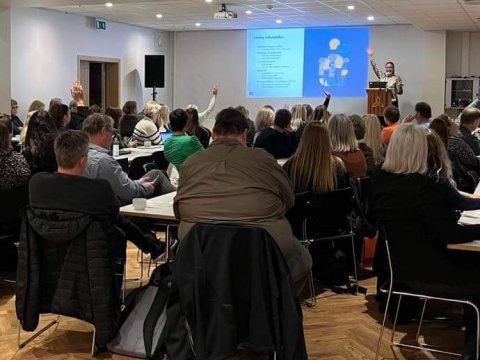 Fulltrúar frá Mími á haustfundi Símenntar í Vestmannaeyjum